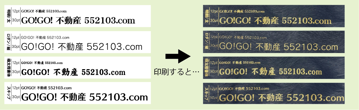 文字4種